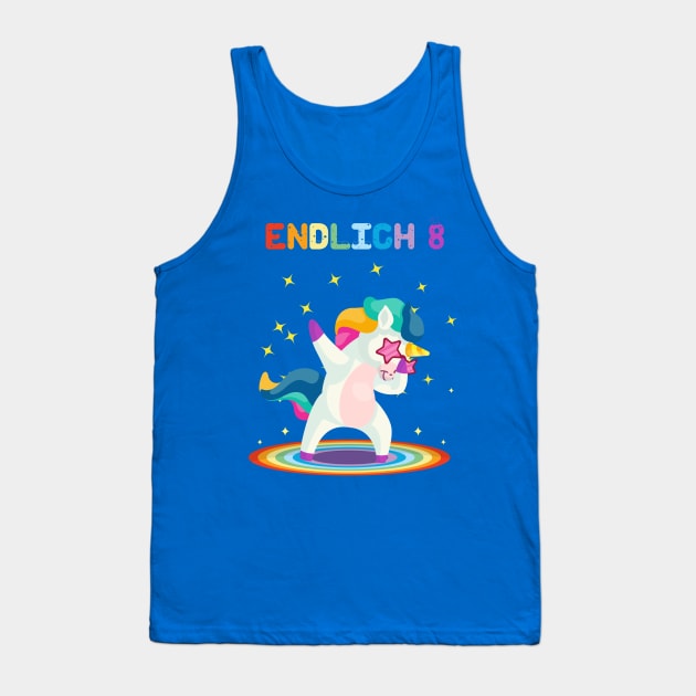 8th birthday unicorn Tank Top by NI78